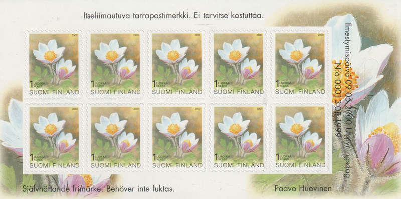 FINLAND 2000 Flower UMM SG 1604