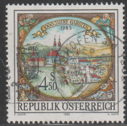 AUSTRIA 1985 The 1000th Anniversary of Garsten UNH SG 2056