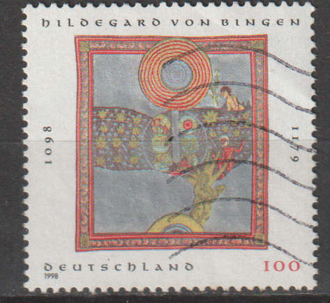 GERMANY  1998 The 900th Anniversary of the Birth of Hildegard of Bingen, Prioress ULH SG 2842