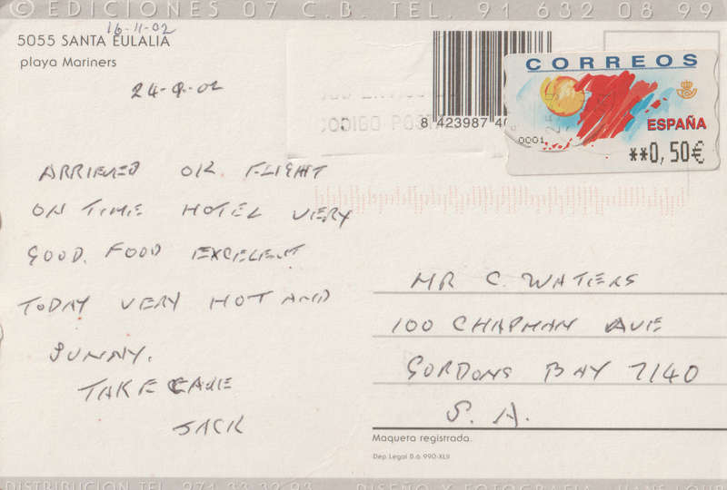 USED POST CARD