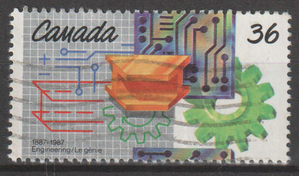 CANADA 1987 The 100th Anniversary of the Engineering Institute of Canada ULH SG 1240