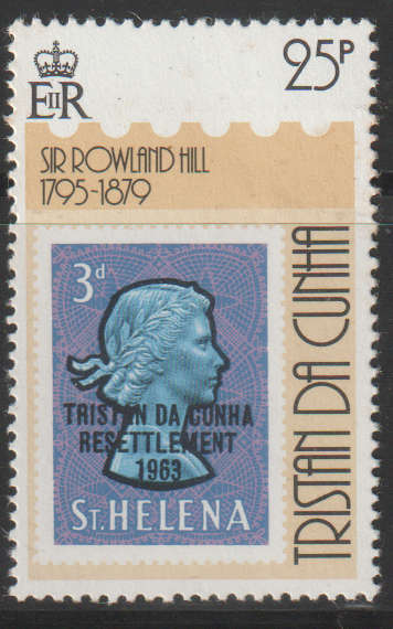 THEMATIC STAMPS ON STAMPS TRISTAN DU CUNHA UMM