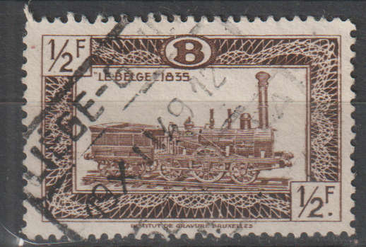 THEMATIC RAIL PARCEL STAMPS BELGIUM ULH