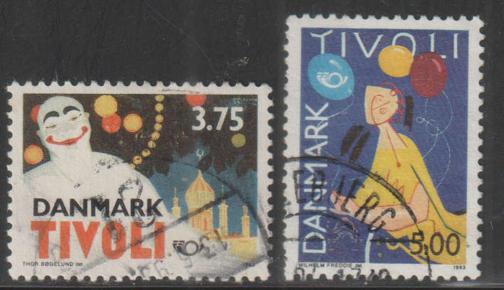 DENMARK 1993 The 150th Anniversary of Tivoli Gardens ULH SG 1002/3