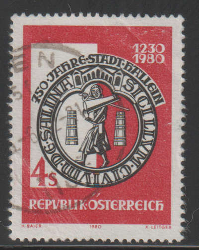 AUSTRIA 1980 The 750th Anniversary of the City of Hallein UNH SG 1867