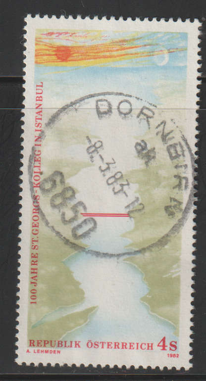 AUSTRIA 1982 The 100th Anniversary of St. George's College in Istanbul UNH SG 1950
