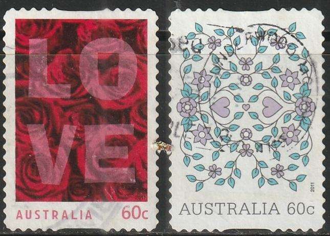 AUSTRALIA 2011 Special Occasions - Love ULH SG 3530/1