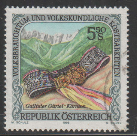 AUSTRIA 1995 National Customs and Folklore Treasures UNH SG 2393