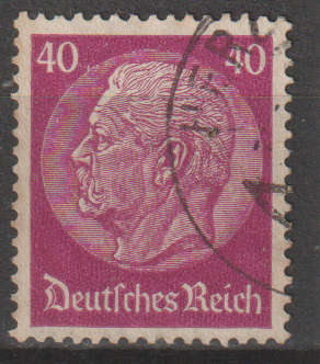 GERMAN REICH 1934 Paul von Hindenburg UNH SG 483