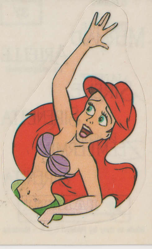 PANINI COLLECTABLE STICKERS THE LITTLE MERMAID #37