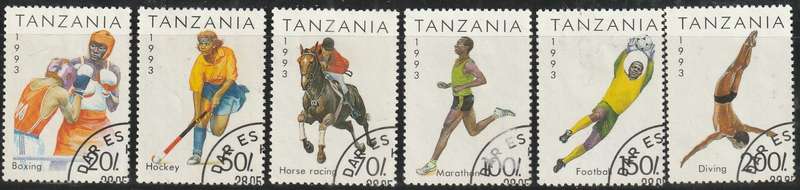 TANZANIA 1993 Sports VFU SG 1506-12