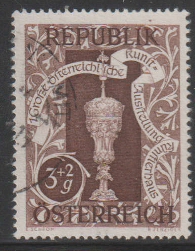AUSTRIA 1947 Art Exhibition  UNH SG 1024