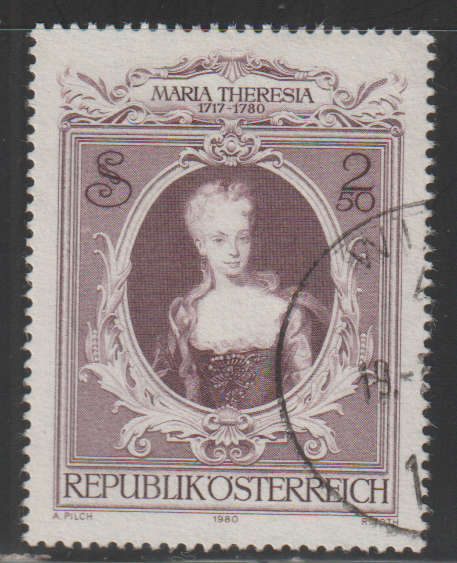 AUSTRIA 1980 The 200th Anniversary of the Death of Empress Maria Theresa UNH SG 1868