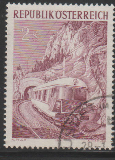 AUSTRIA 1971 Railroad Anniversaries UNH SG 1626