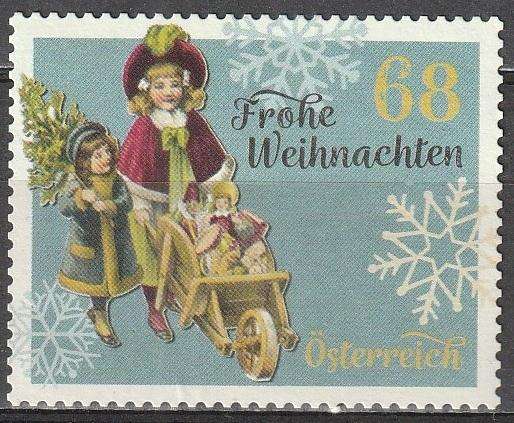 AUSTRIA 2017 Vintage Christmas VFU SG 3490
