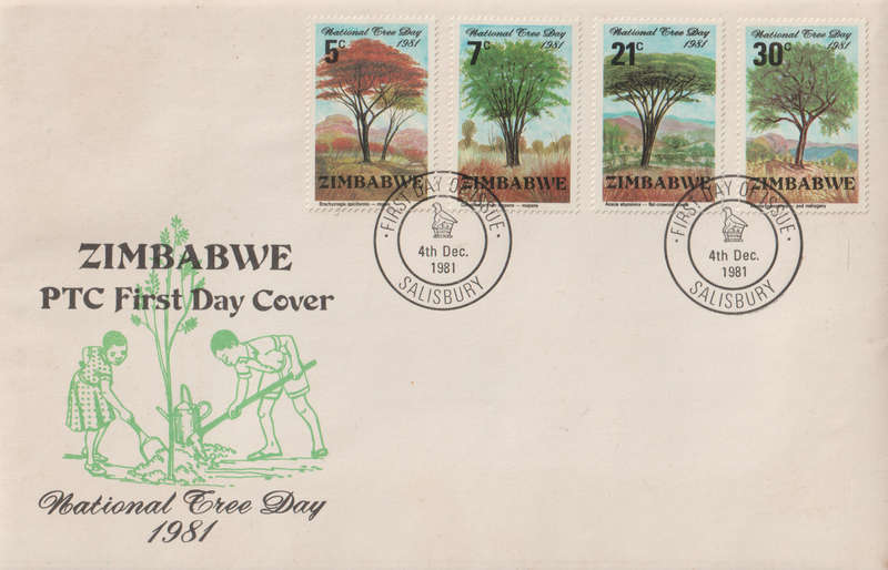 ZIMBABWE FDC 1981 National Tree Day
