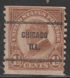 USA PRE CANCEL CHICAGO ILL