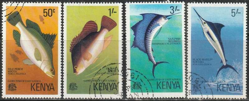KENYA 1977 Sport Fishing - Fish VFU SG 71-4