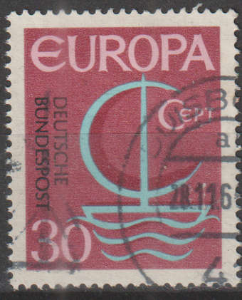 GERMANY 1966 EUROPA Stamps ULH SG 1425