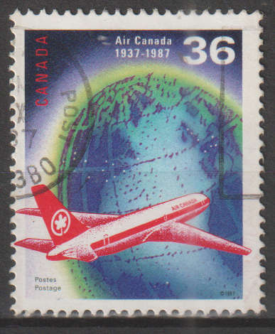 CANADA 1987 The 50th Anniversary of Air Canada ULH SG 1251