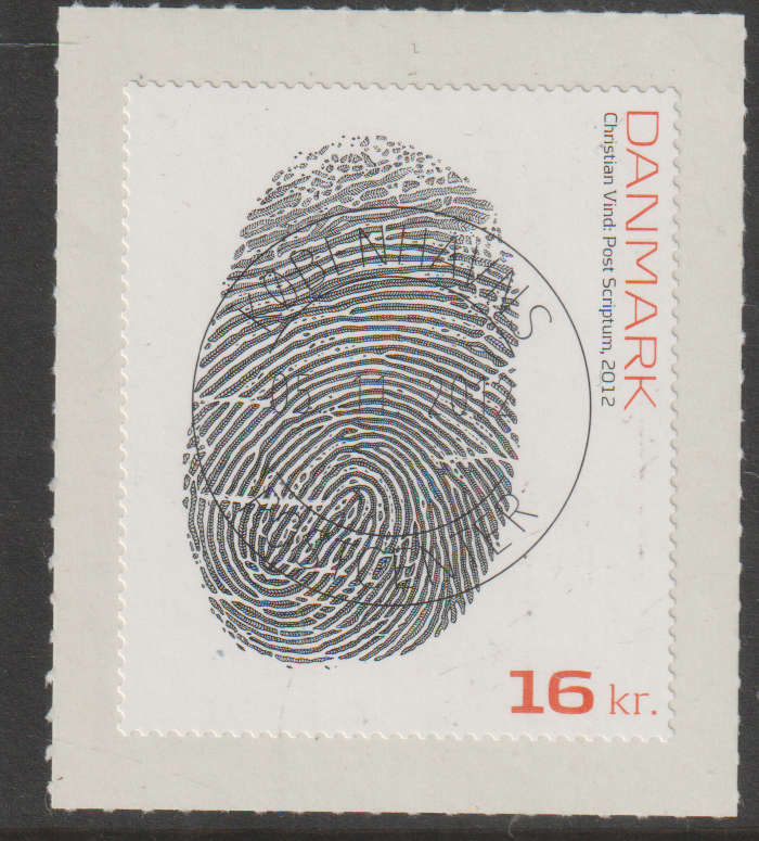 DENMARK 2012 Art - Self Adhesive Stamp CTO SG 1699