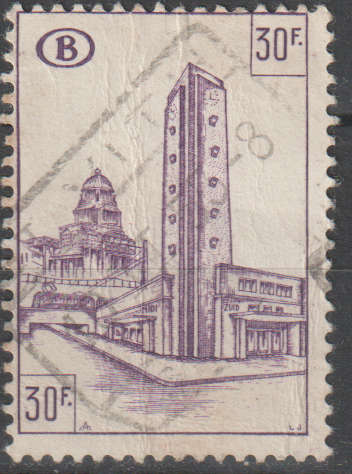 THEMATIC RAIL PARCEL STAMPS BELGIUM ULH