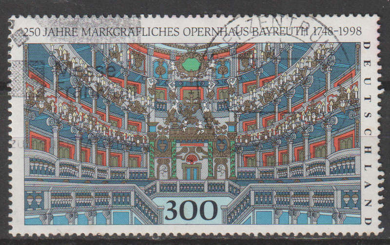 GERMANY 1998 The 250th Anniversary of the Opera House in Bayreuth ULH SG 2845