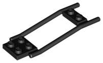 LEGO USED Horse Hitching / Harness Traces BLACK