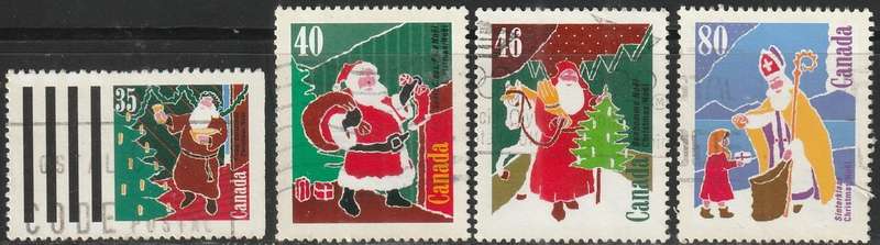 CANADA 1991 Christmas ULH SG 1450-3
