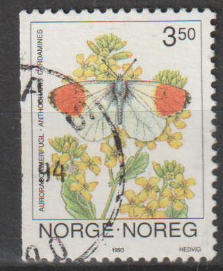NORWAY 1993 Butterflies UNH SG 1155