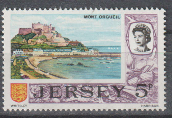 JERSEY 1970 -1971 Definitive Issue - New Values (P) UMM SG 50