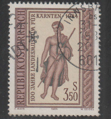 AUSTRIA 1984 The 100th Anniversary of the Provincial Museum of Carinthia UNH SG 2020