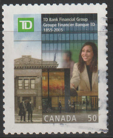 CANADA 2005 The 150th Anniversary of TD Bank Financial Group - ULH SG 2339