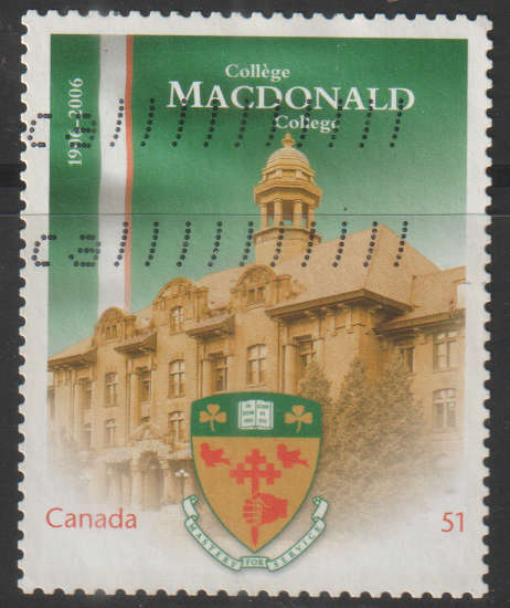 CANADA 2006 The 100th Anniversary of the Macdonald College ULH SG 2419