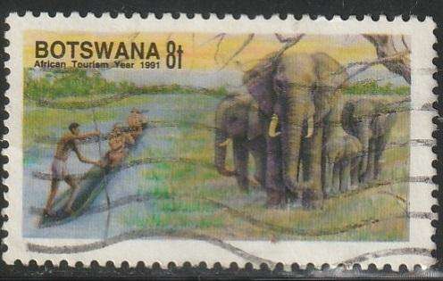 BOTSWANA 1991 African Tourism Year - Okavango Delta ULH SG 717