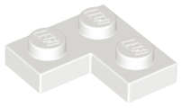 LEGO USED ~ Plate 2 x 2 Corner  ~ WHITE