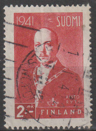 FINLAND 1941 President Ryti ULH  SG 354