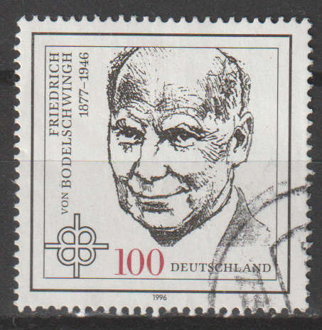 GERMANY 1996 The 50th Anniversary of the Death of Friedrich von Bodelschwingh ULH SG 2694