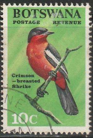 BOTSWANA 1967 Birds ULH SG 226