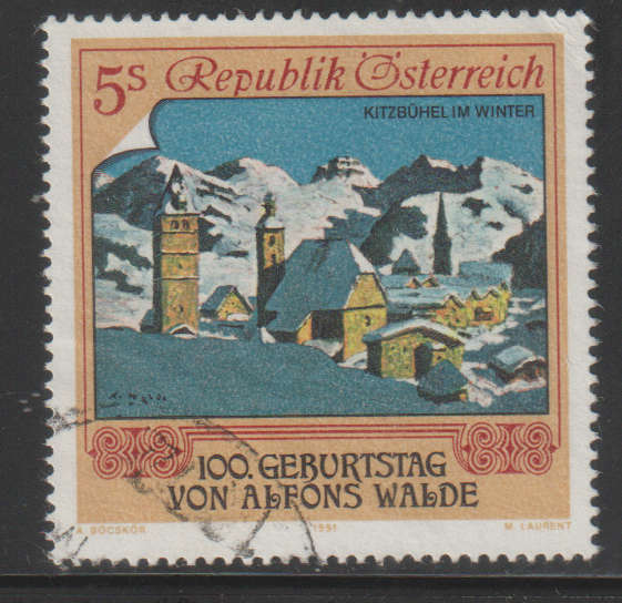 AUSTRIA 1991 The 100th Anniversary of the Birth of Alfons Walde UNH SG 2254