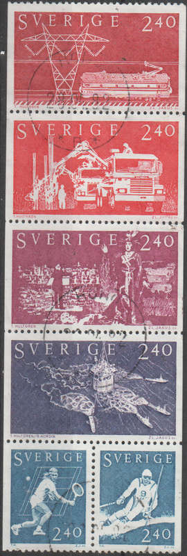 SWEDEN 1981 Sweden in the World ULH SG 1087-92