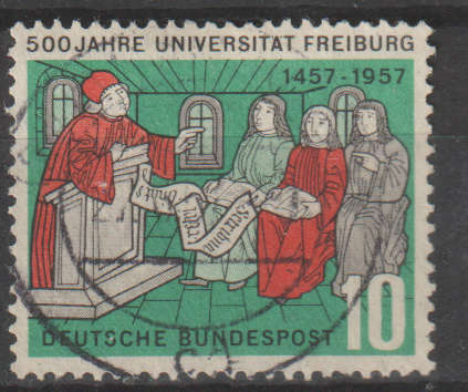 GERMANY 1957 The 500th Anniversary of the Freiburg University ULH SG 1182