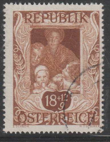 AUSTRIA 1947 Art Exhibition  UNH SG 1028