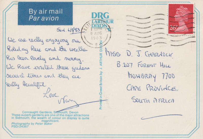 USED POST CARD