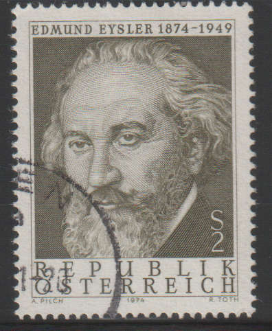 AUSTRIA 1974 The 25th Anniversary of the Death of Edmund Eysler UNH SG 1718
