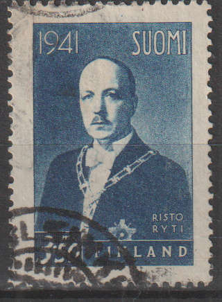 FINLAND 1941 President Ryti ULH  SG 356