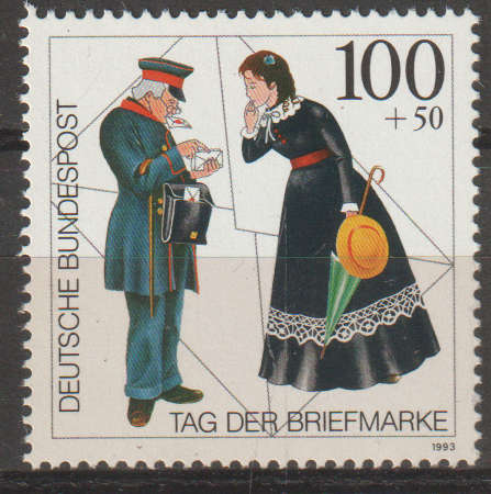 GERMANY 1993 The Day of Stamps UMM SG 2540
