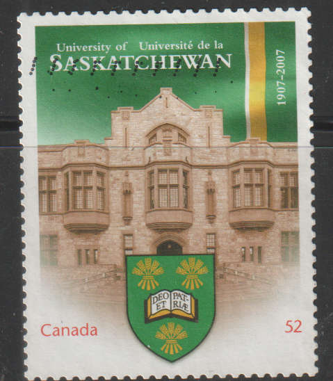CANADA 2007 The 100th Anniversary of the University of Saskatchewan ULH SG 2488