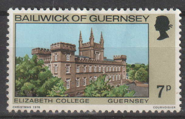 GUERNSEY THEMATIC ARCHITECHTURE MINT NO GUM
