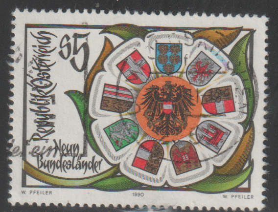 AUSTRIA 1990 Federalism in Austria UNH SG 2242